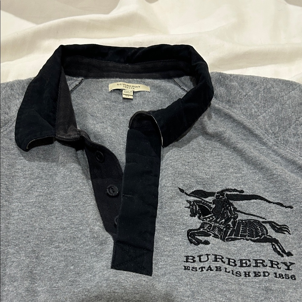 Burberry Gray Sweat Shirt for Men